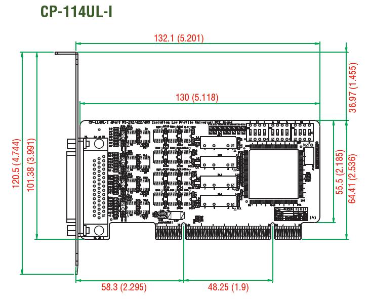 Moxa CP-114UL-I-DB9M - MoxaStore.com