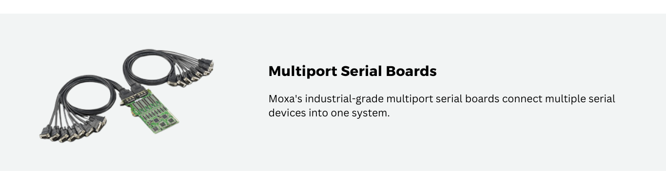 Moxa Multiport Serial Boards